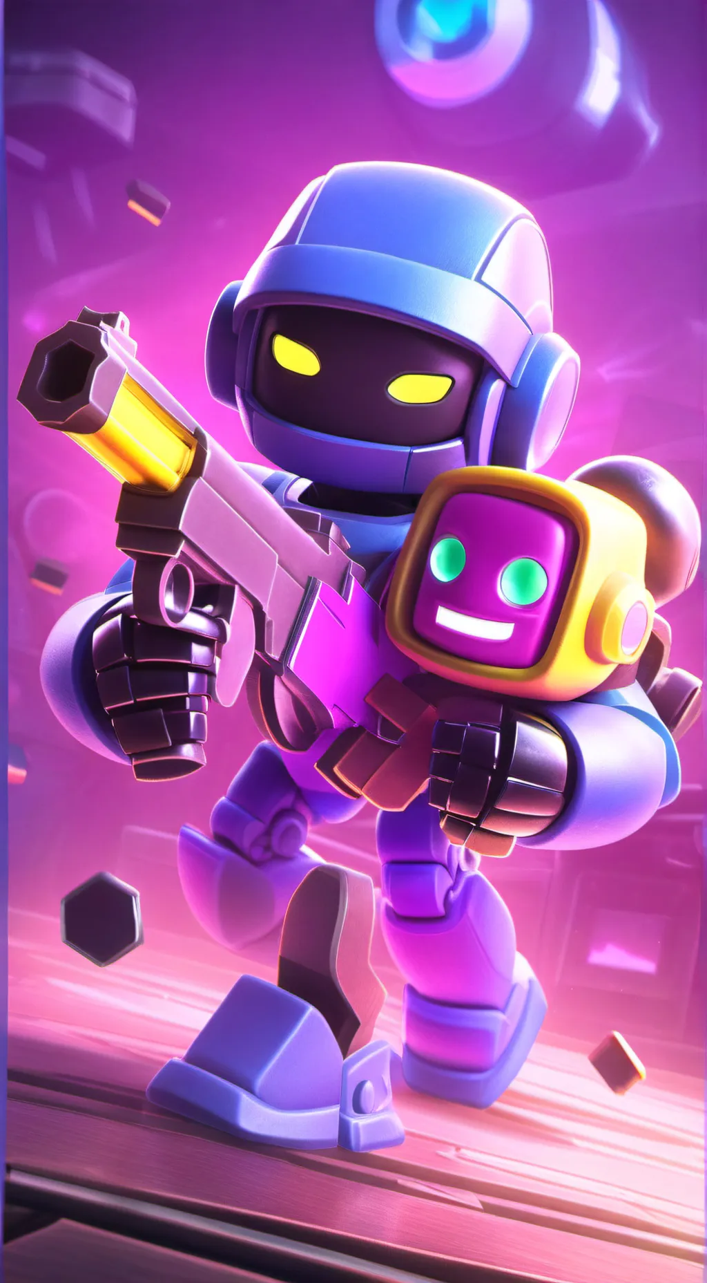 ai character: Murder drones background