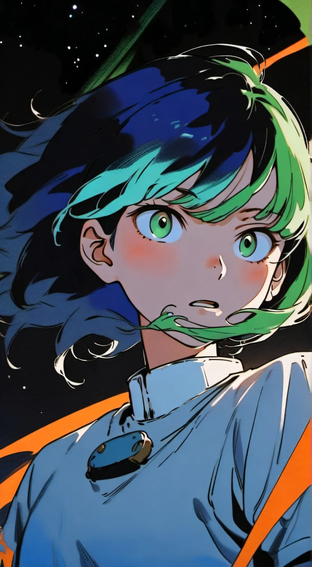 ai character: The Space fam background