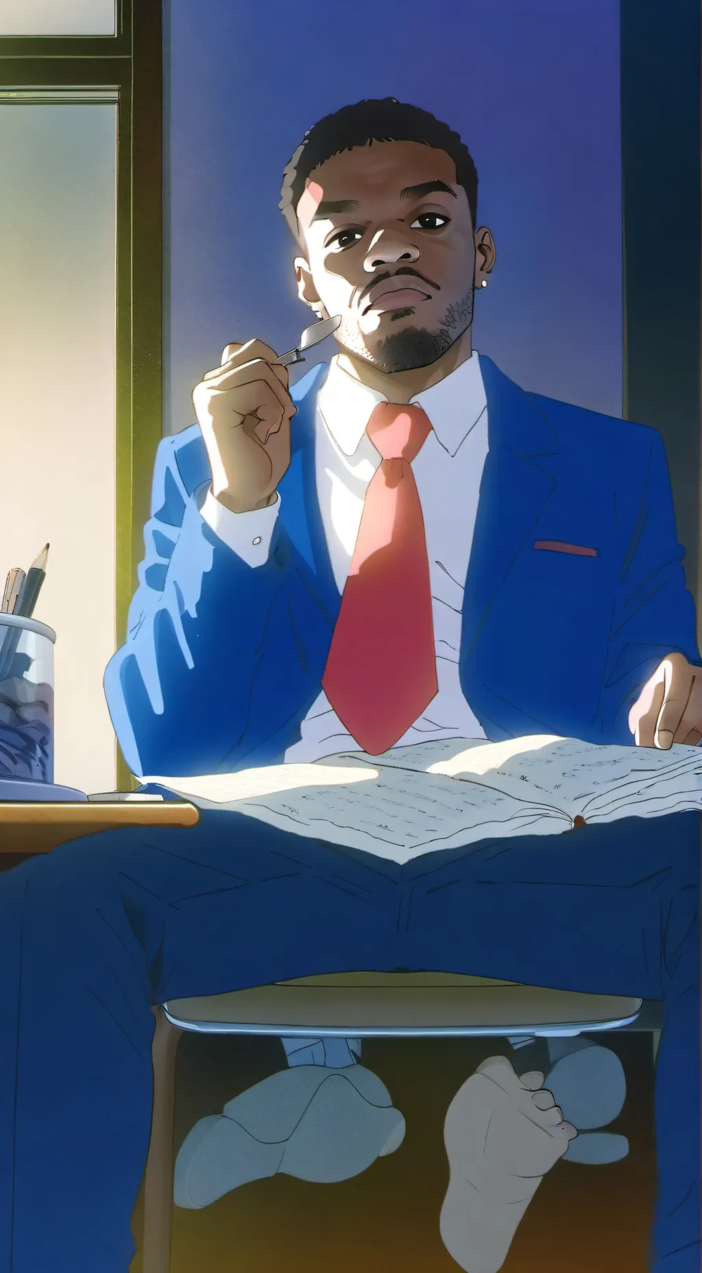 ai character: Bad student background