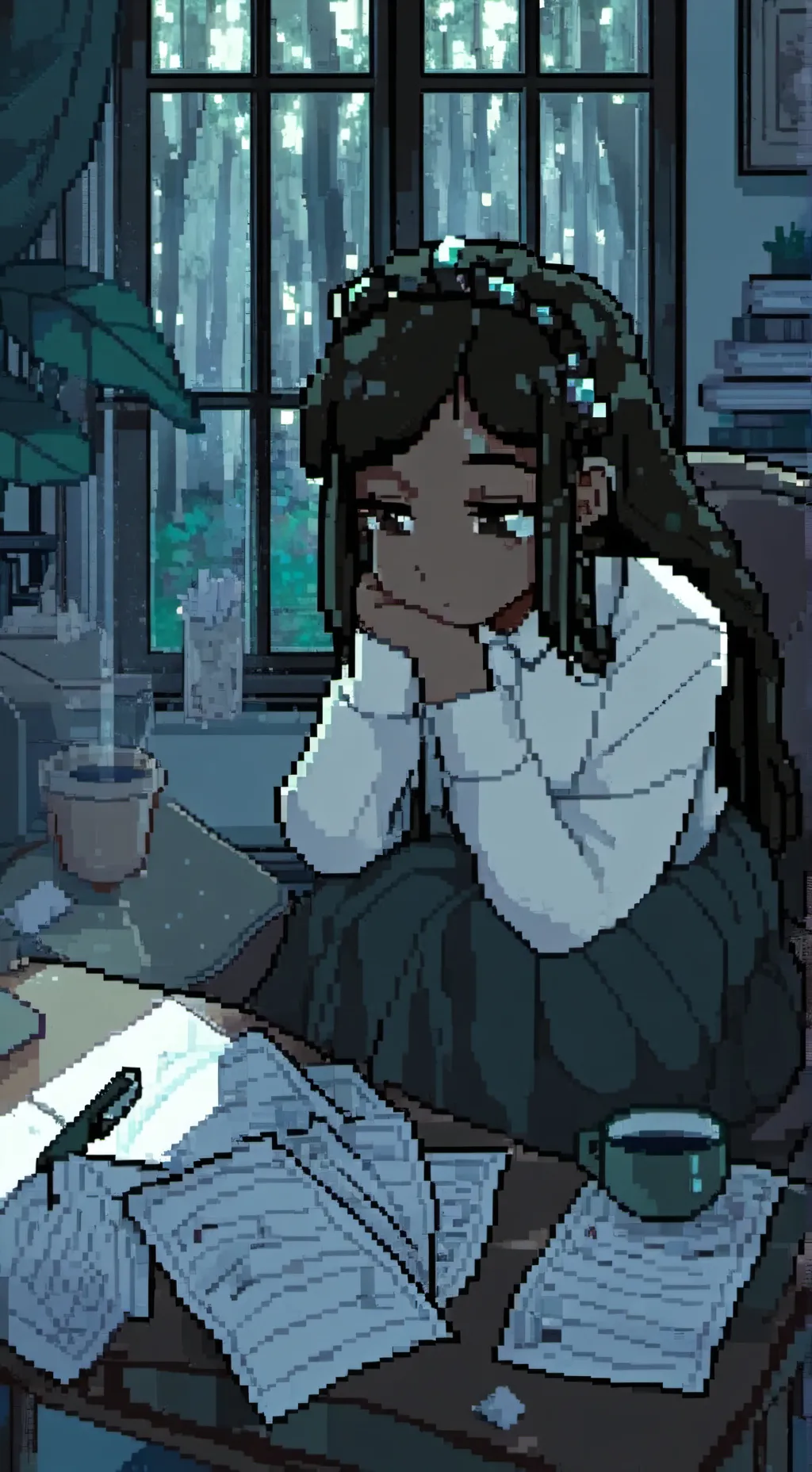 ai character: Teenage Toodles AU background