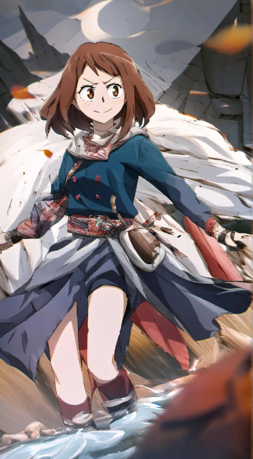 ai character: uraraka background