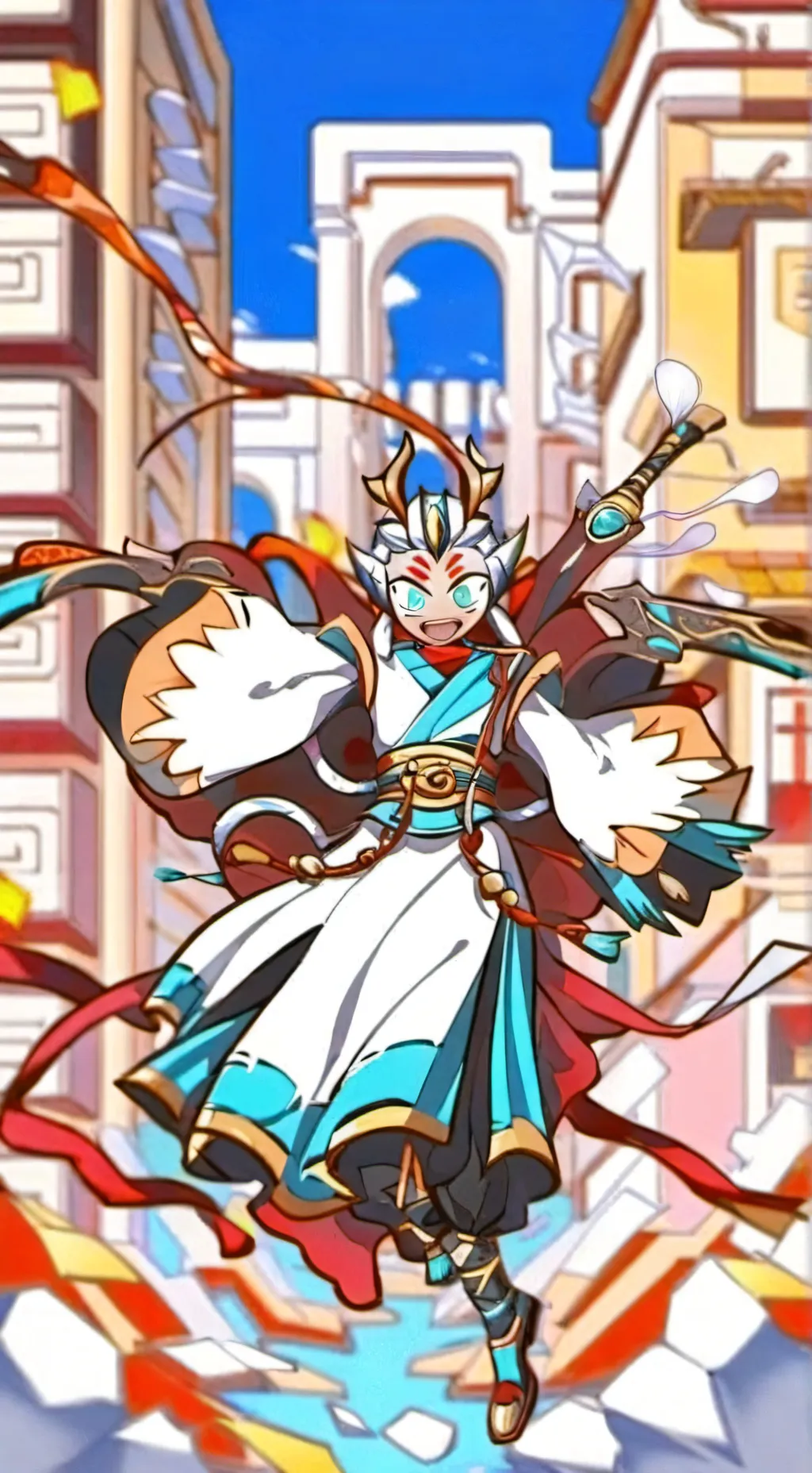 ai character: countryhuman background