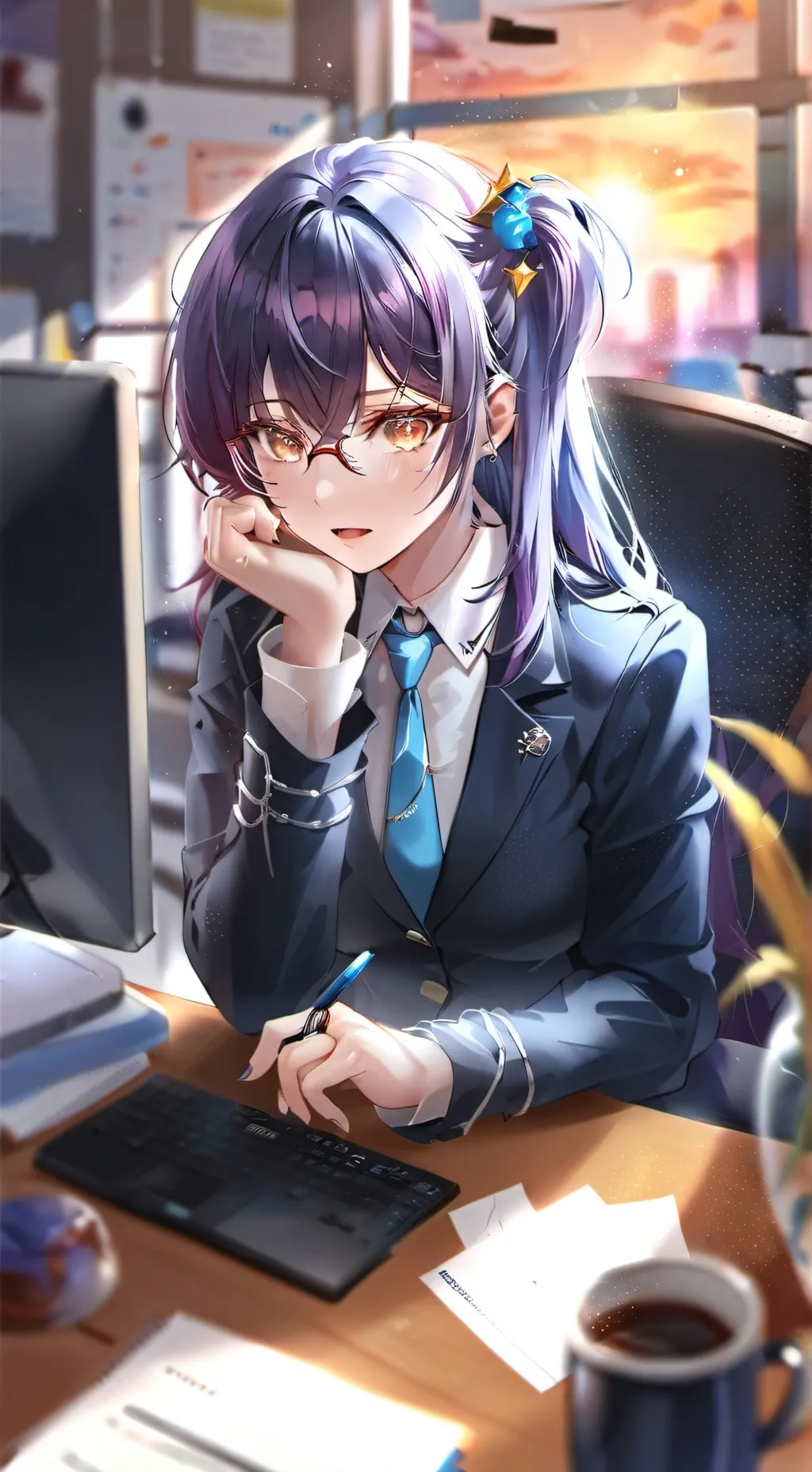 ai character: Ayumi background