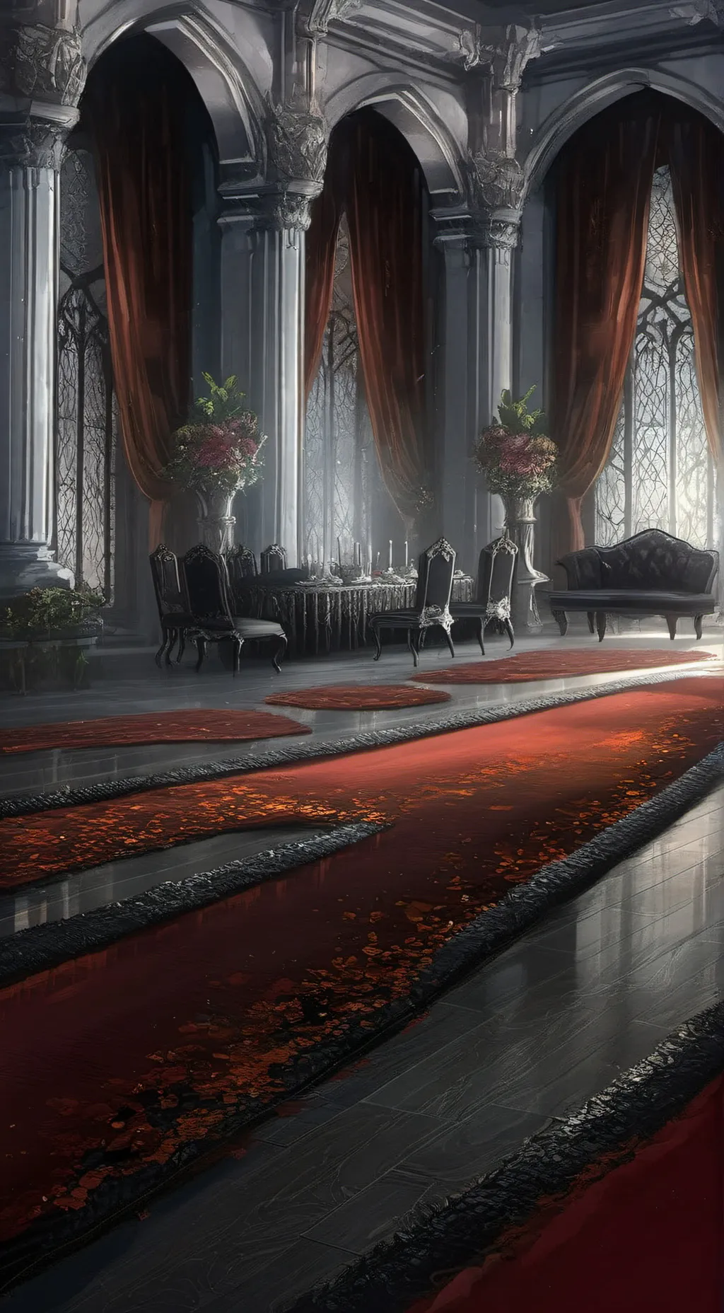 ai character: JJk, in weddes . background