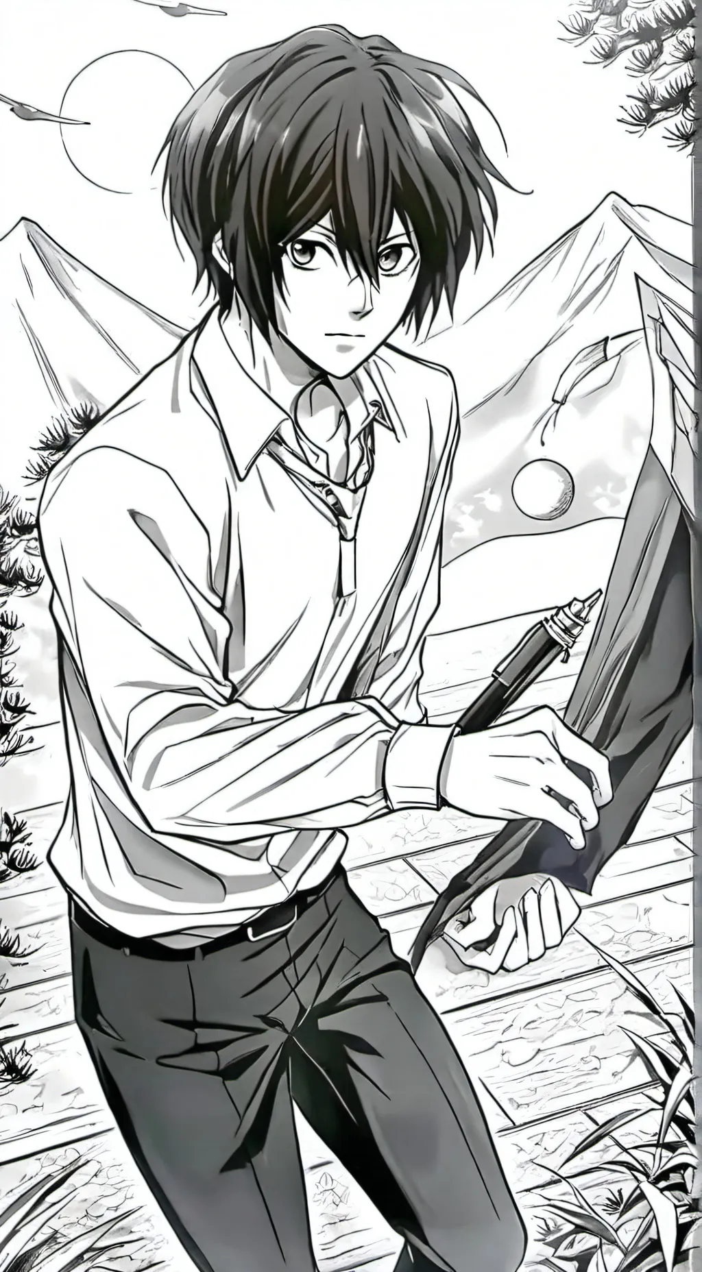 ai character: L background