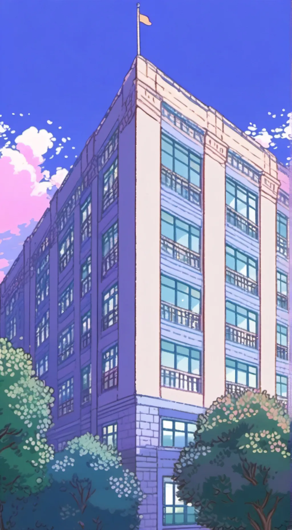 ai character: Falling in UA background