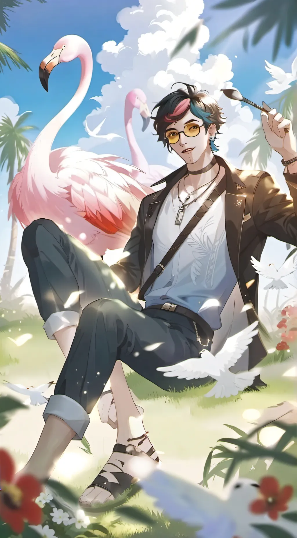 ai character: ￼ Albert (2) background