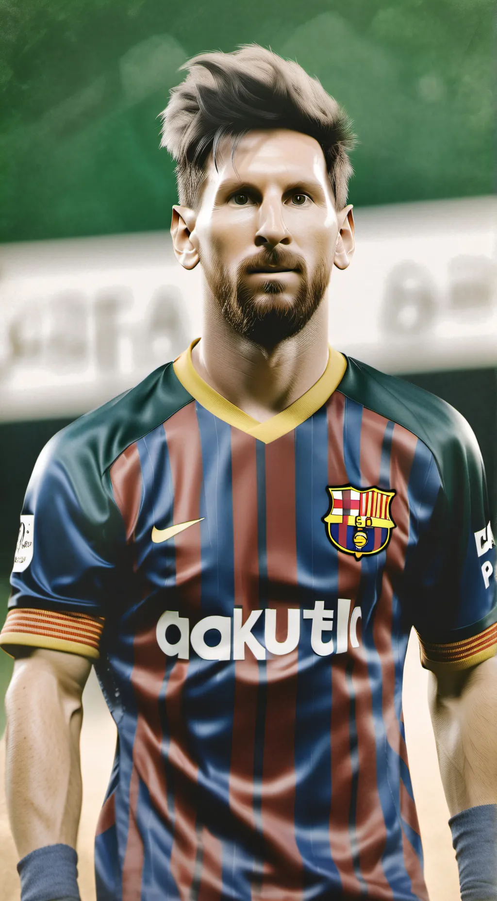 ai character: Tu eres messi background