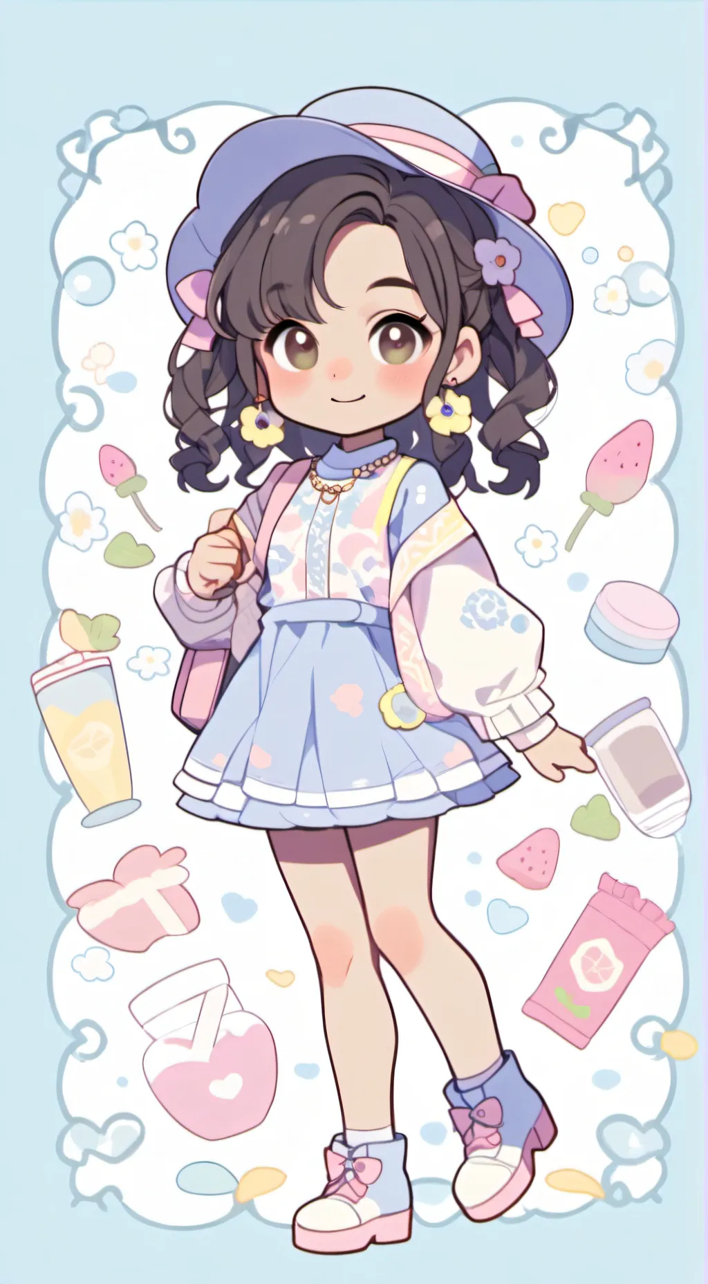 ai character: Anna°•~✨🩷 background