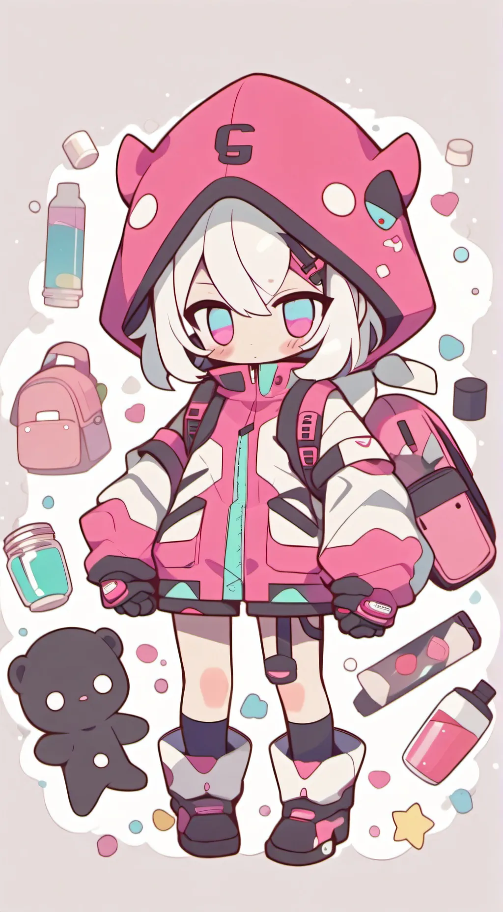 ai character: ch [ squid game] background