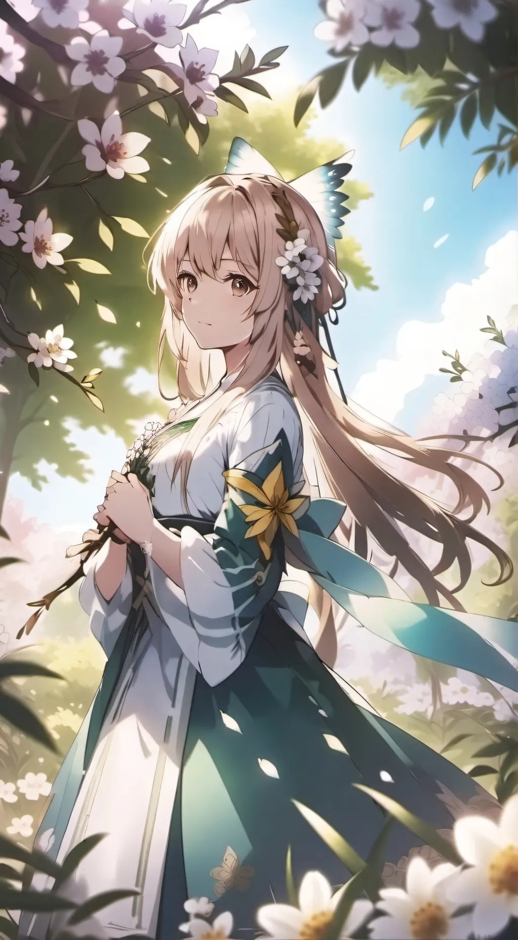 ai character: alfa o omega background