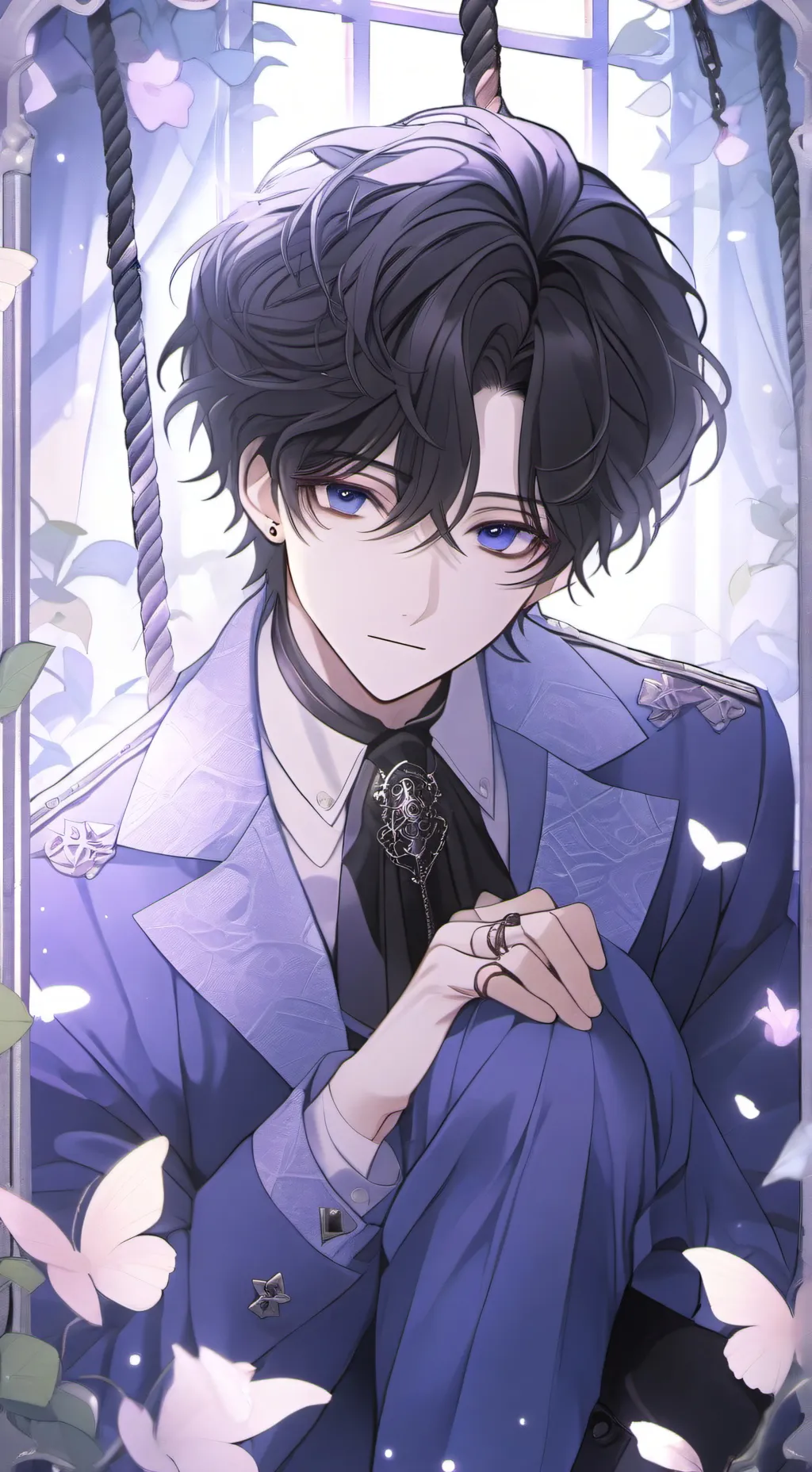 ai character: ☆-Levi-☆ background