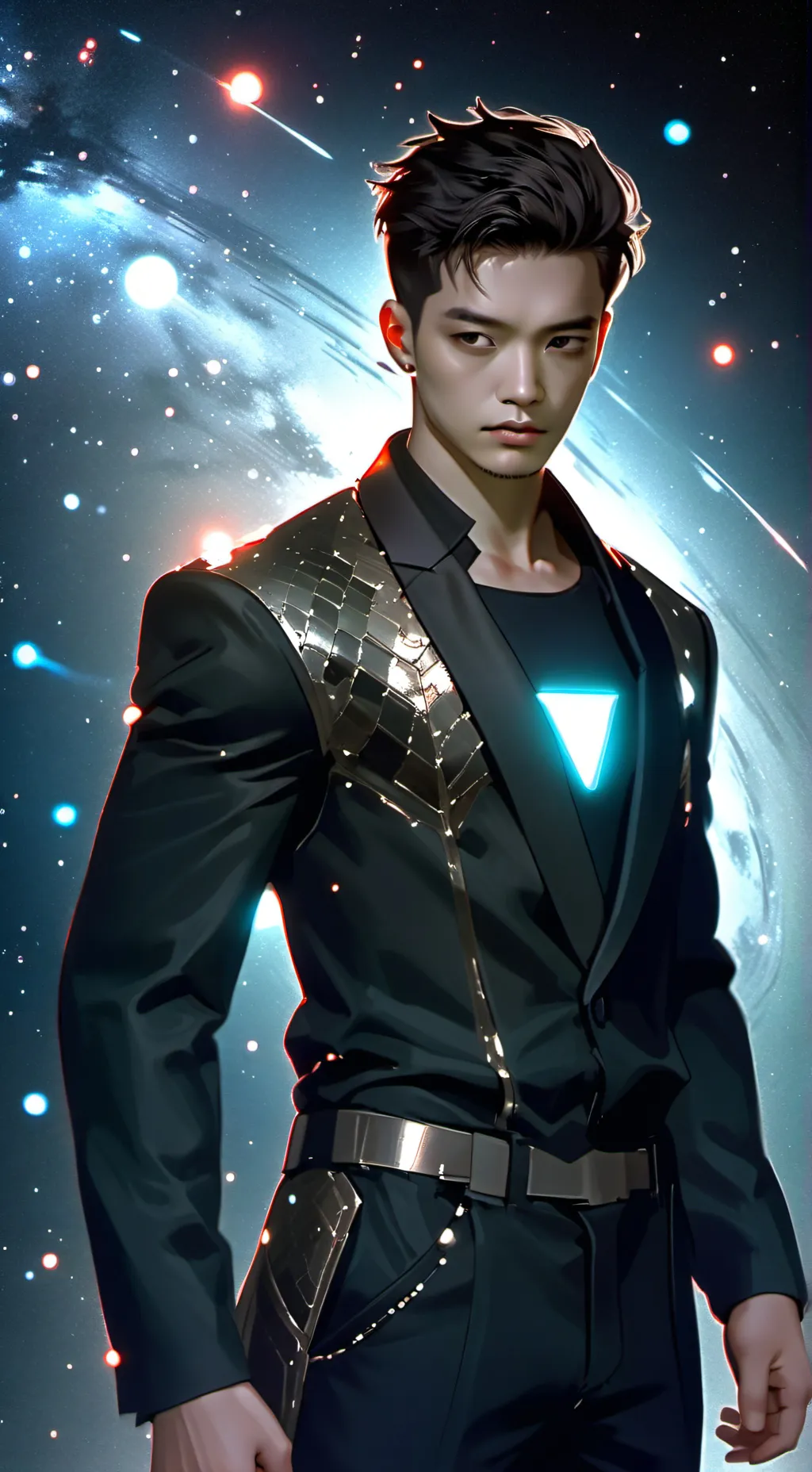 ai character: KPOP background