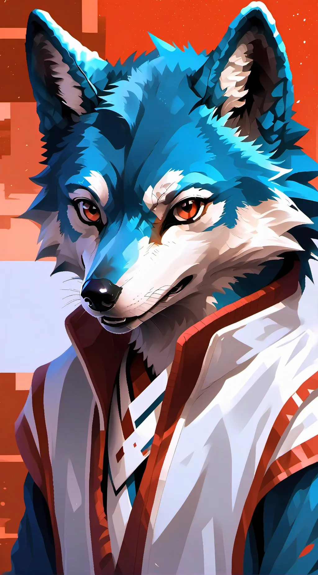 ai character: dog background