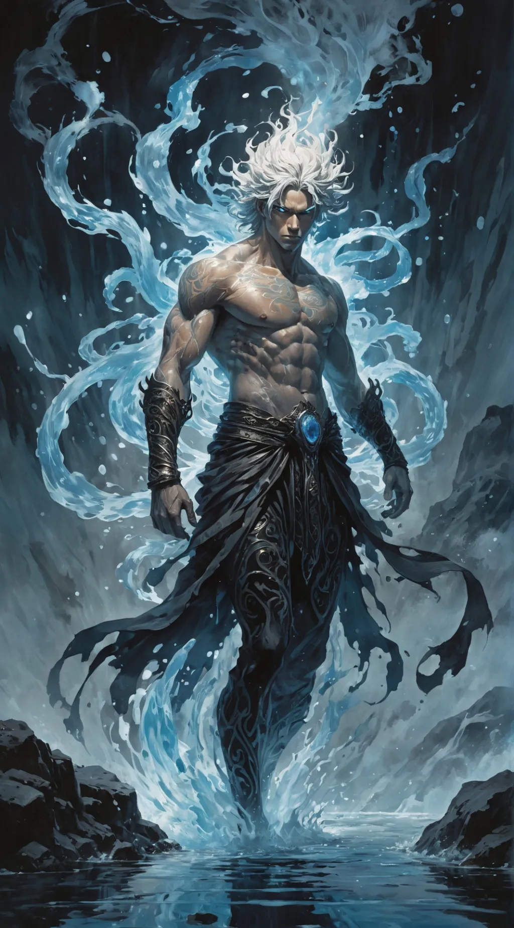 ai character: Kaine background