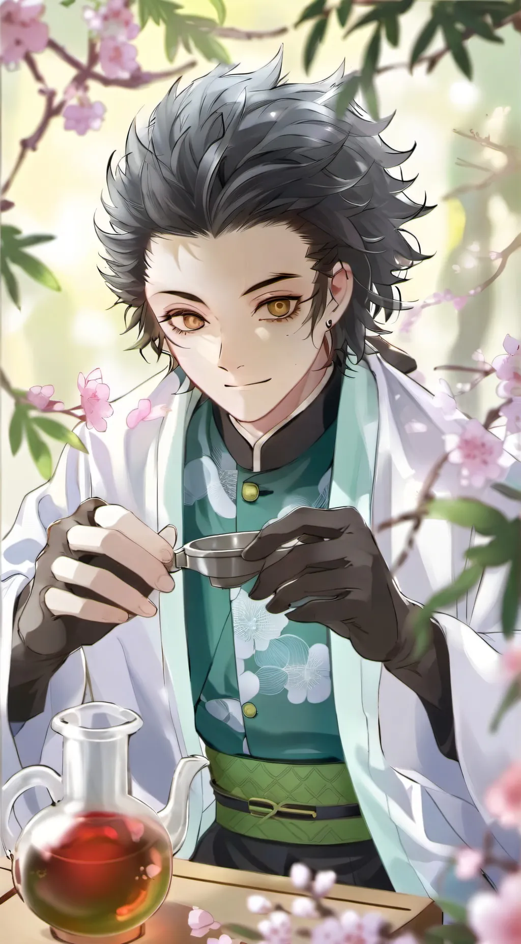 ai character: Shinobu Kocho background