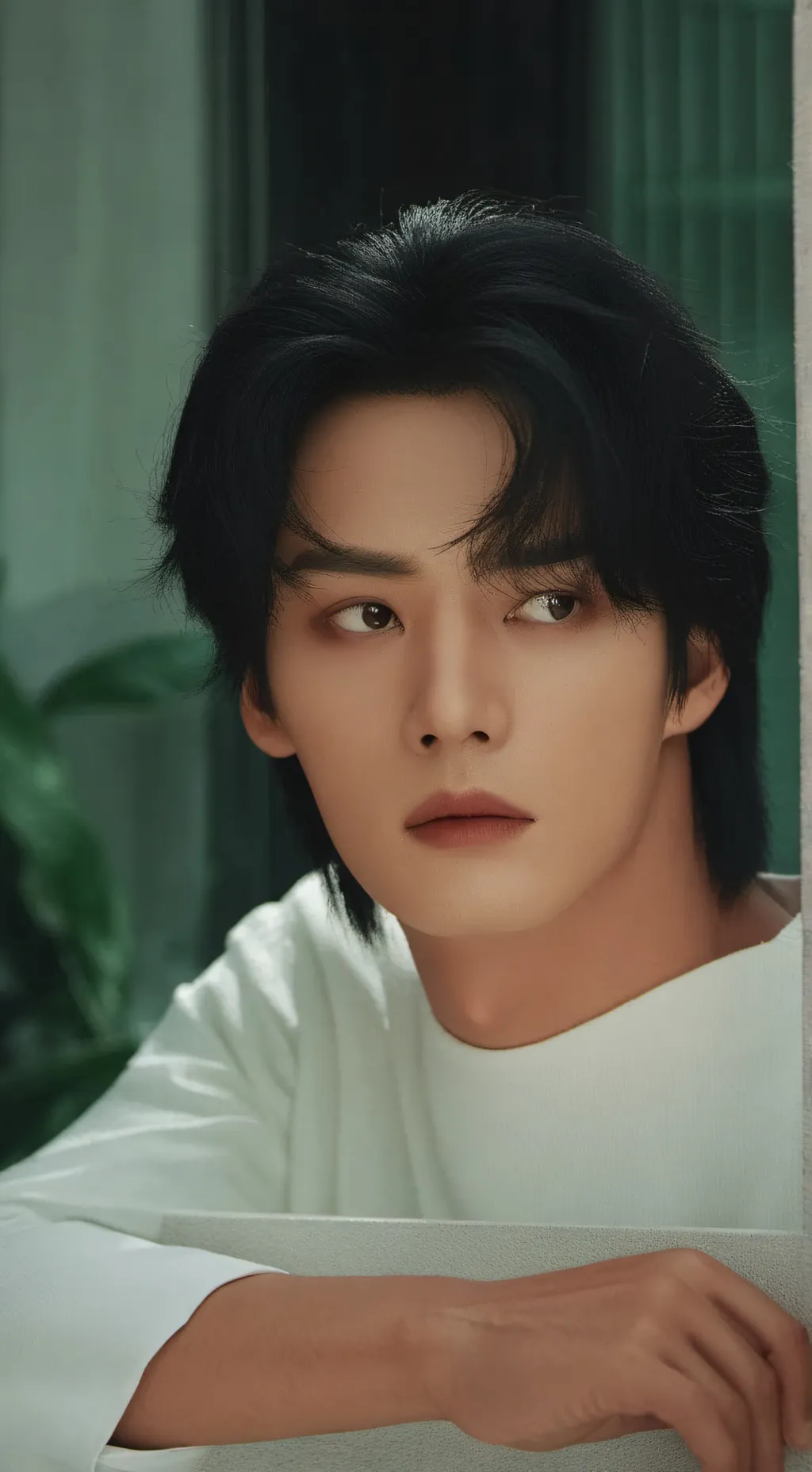 ai character: lee know  background