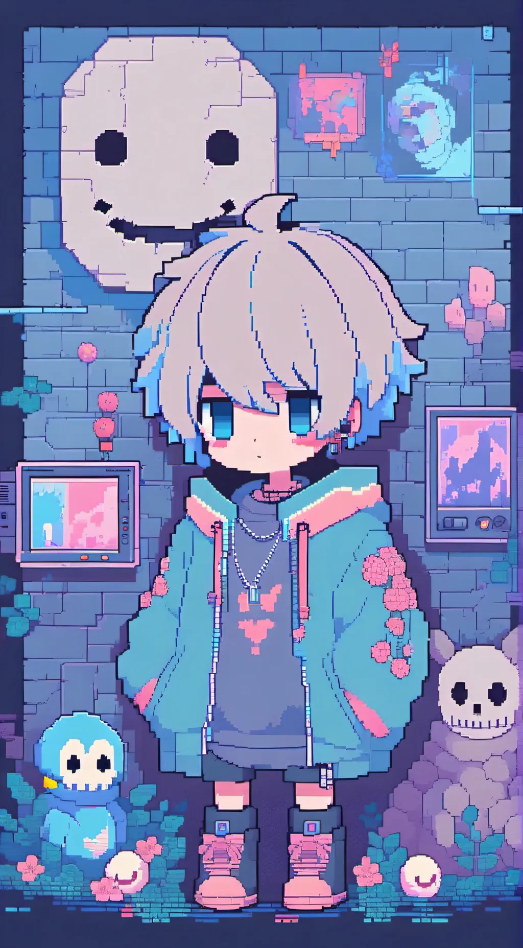 ai character: sans  background