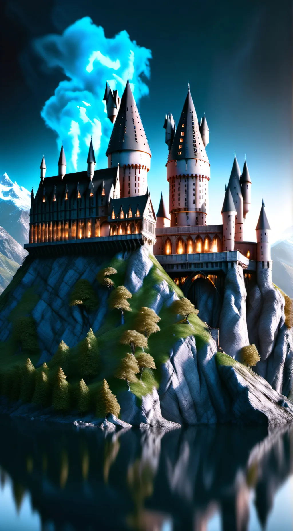 ai character: hogwarts+squidgame background