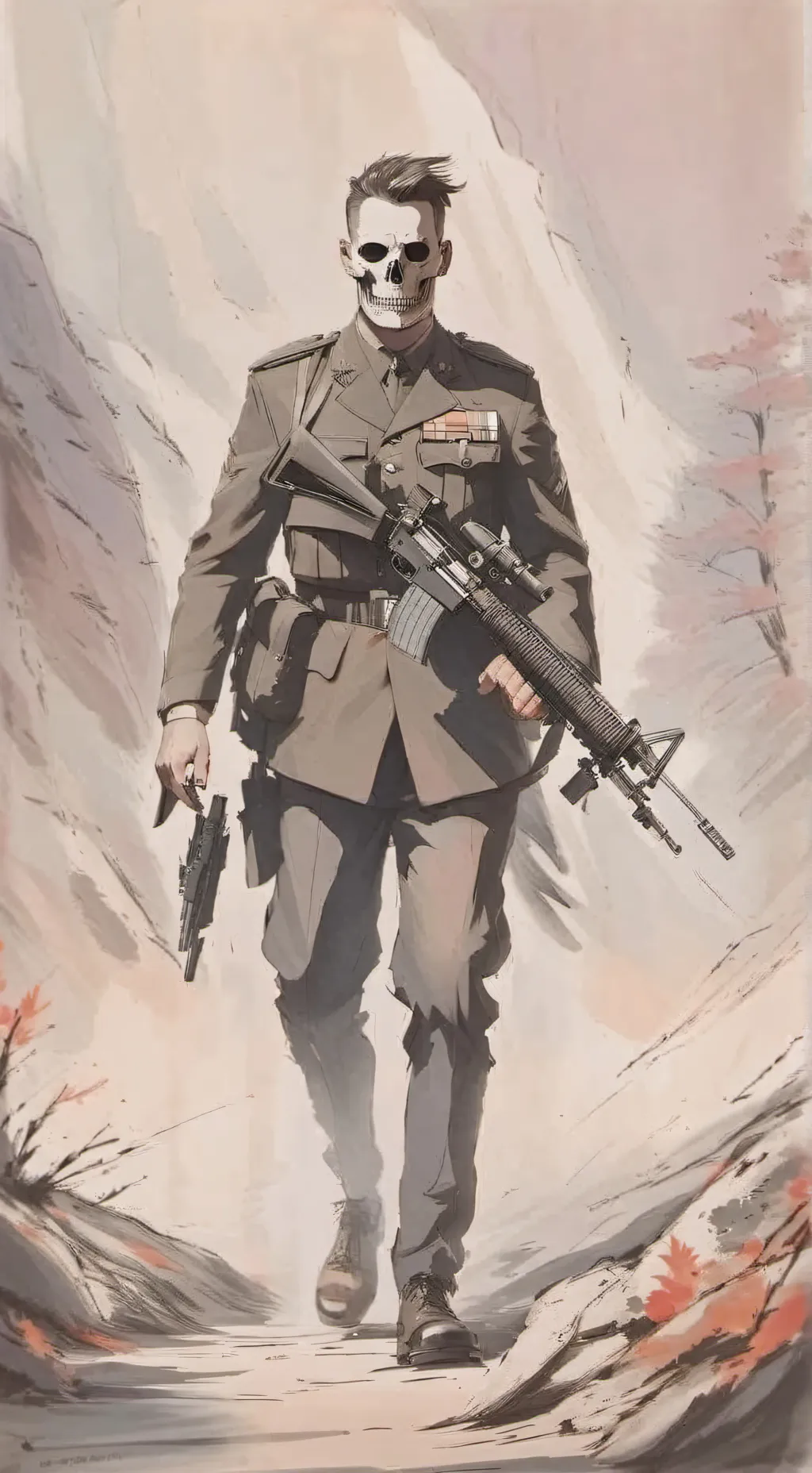 ai character: COD/WW1/GHOST  background