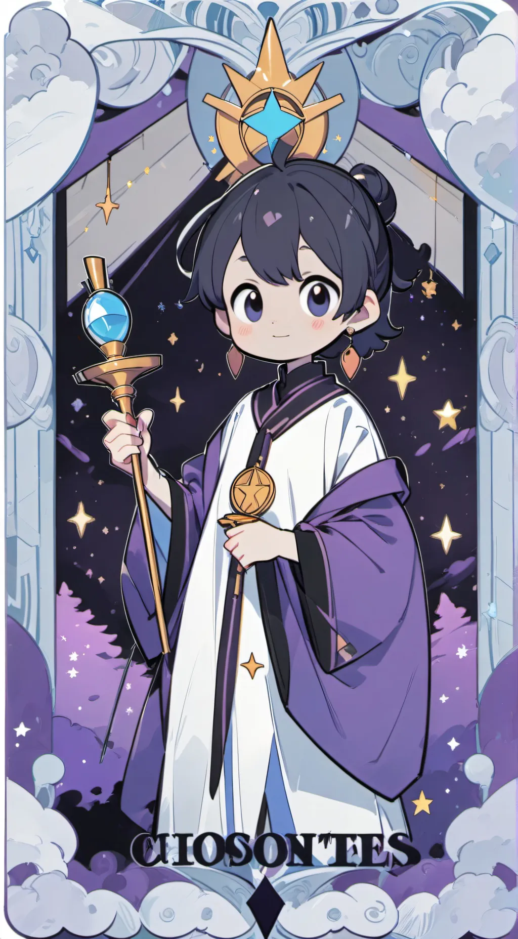 ai character: Dandys world background