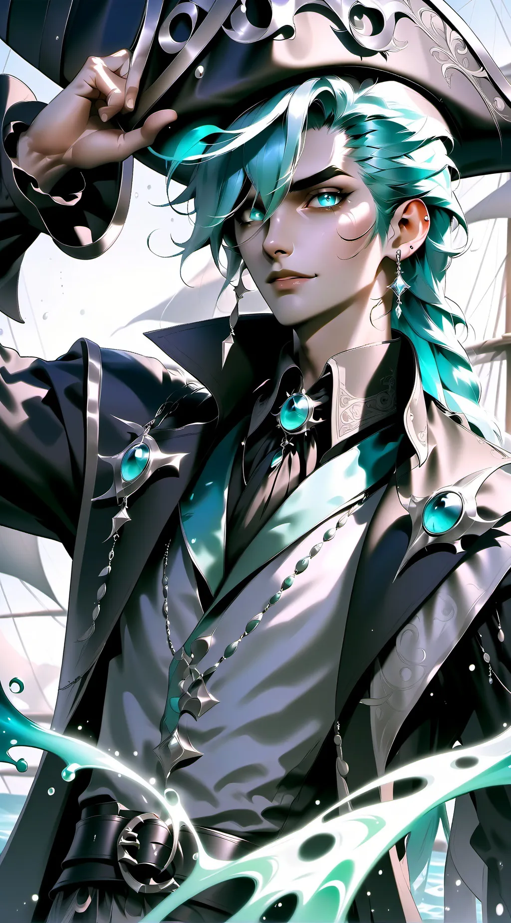 ai character: pirate mike background