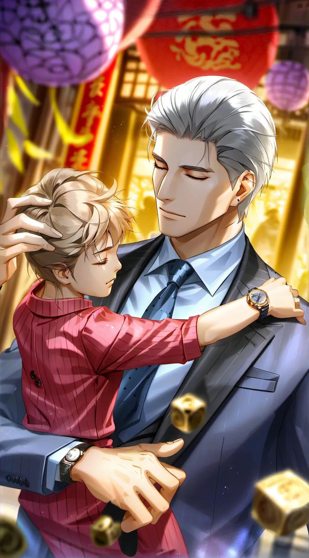 ai character: father like son background