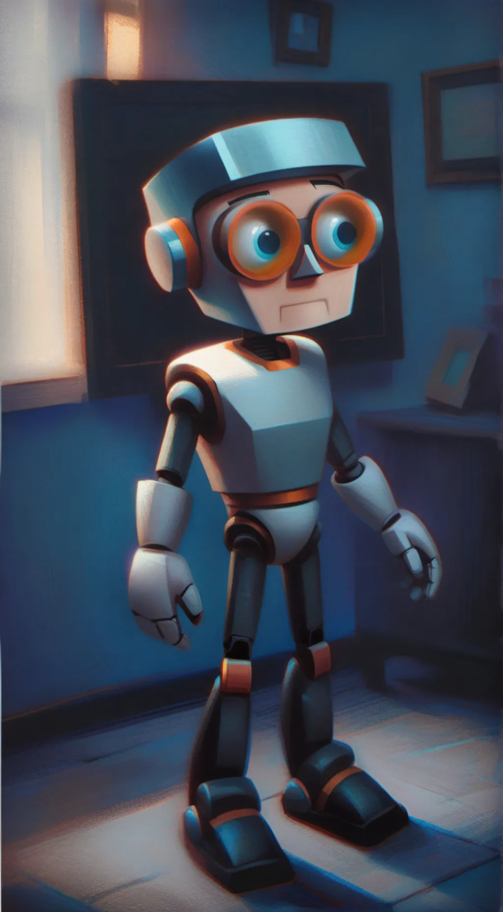 ai character: Mr Puzzles (JT) background