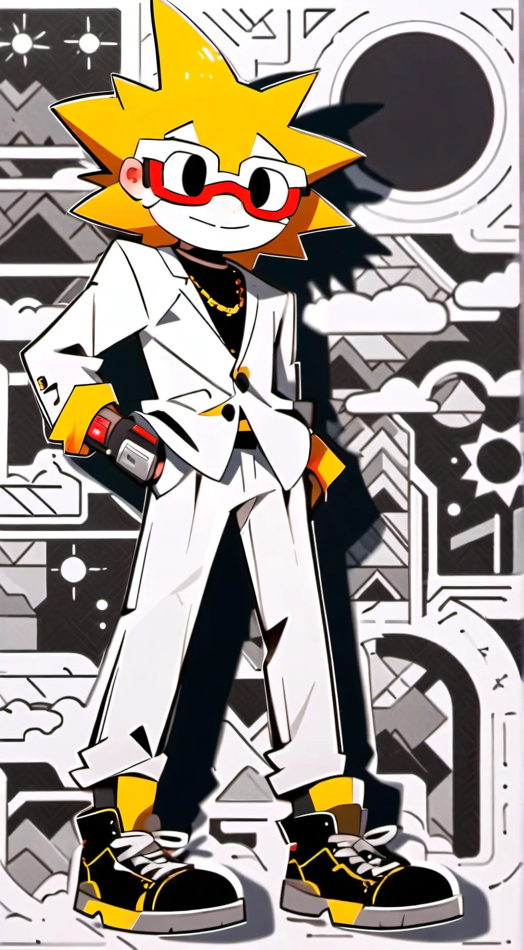 ai character: soler is ur dad! background