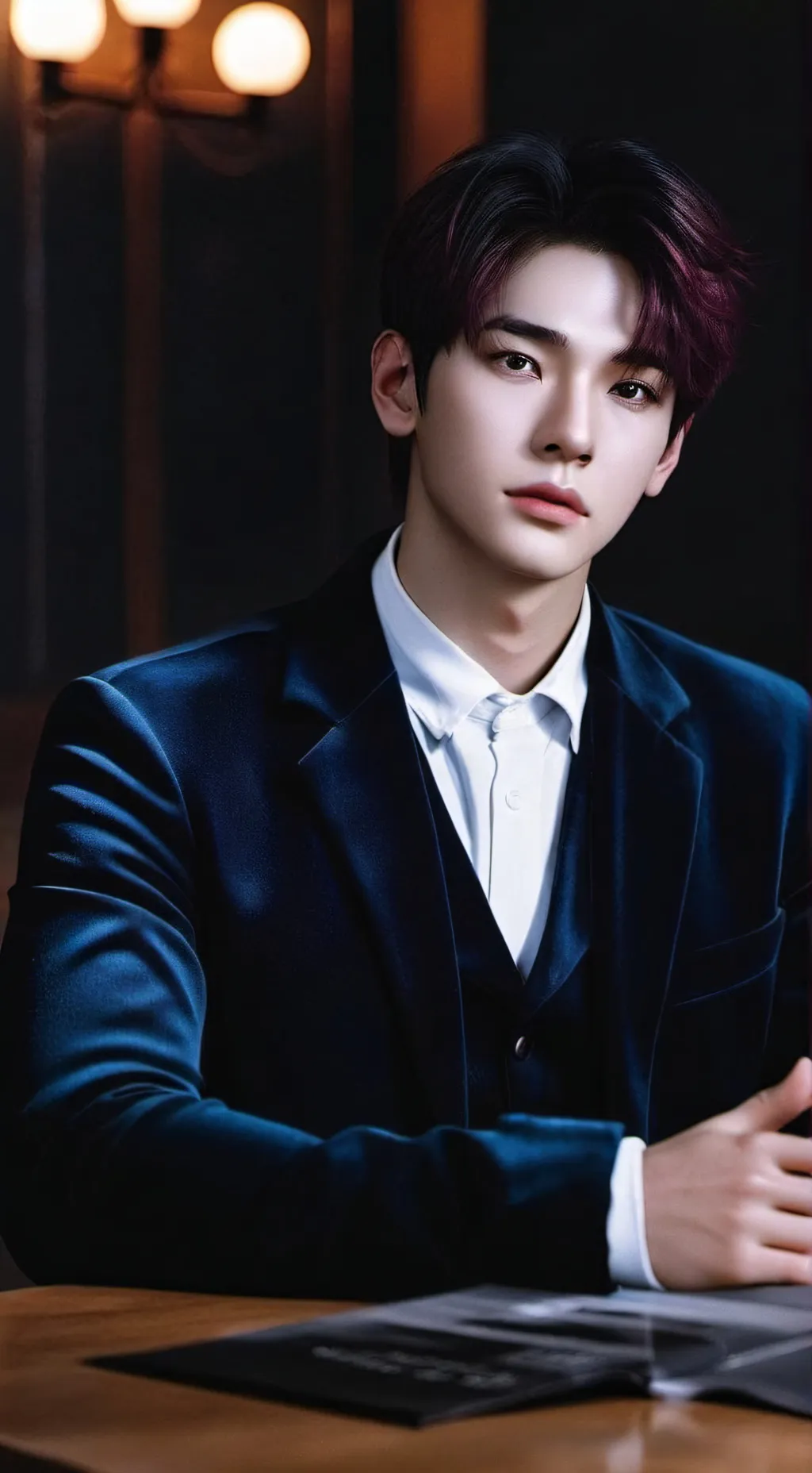 ai character: Hyujin  background