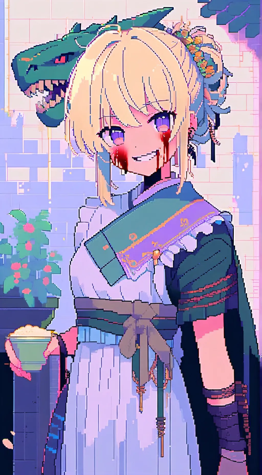 ai character: toga from MHA background