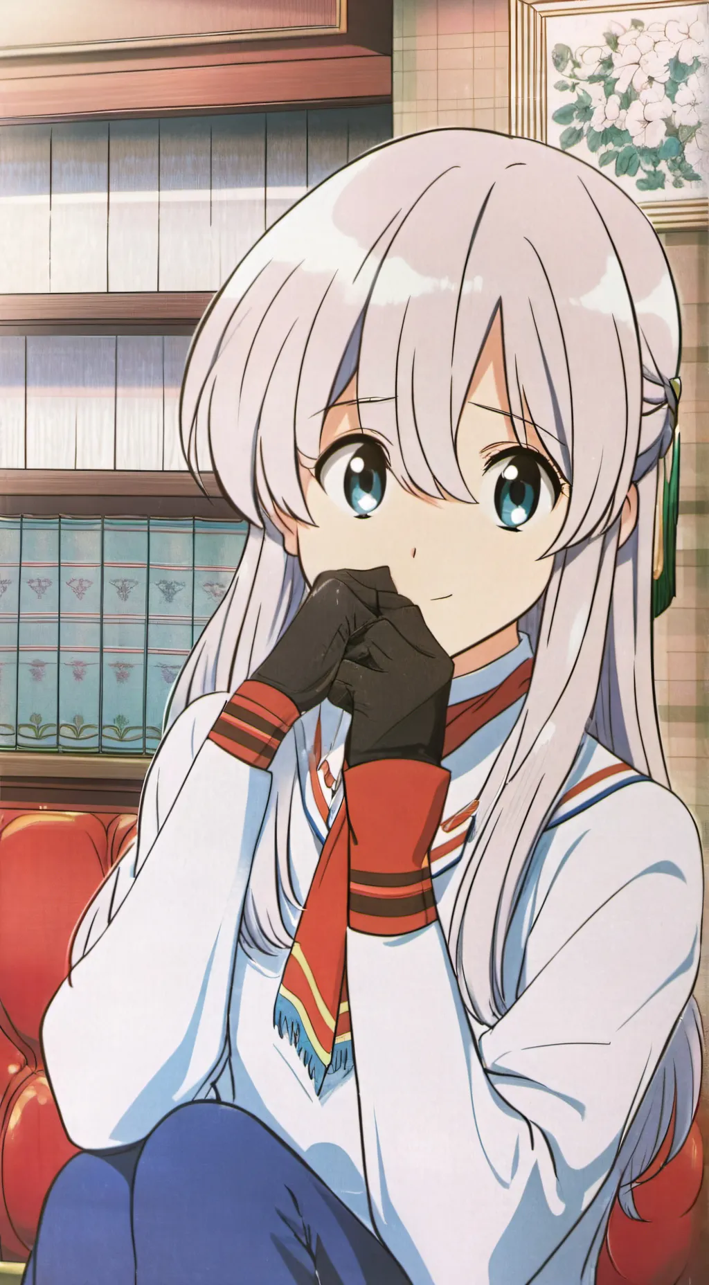 ai character: cut  hair for publ background