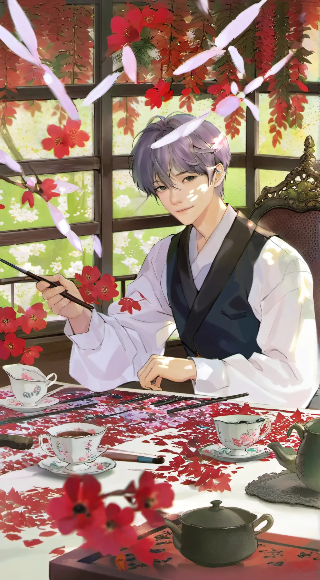 ai character: Steve background