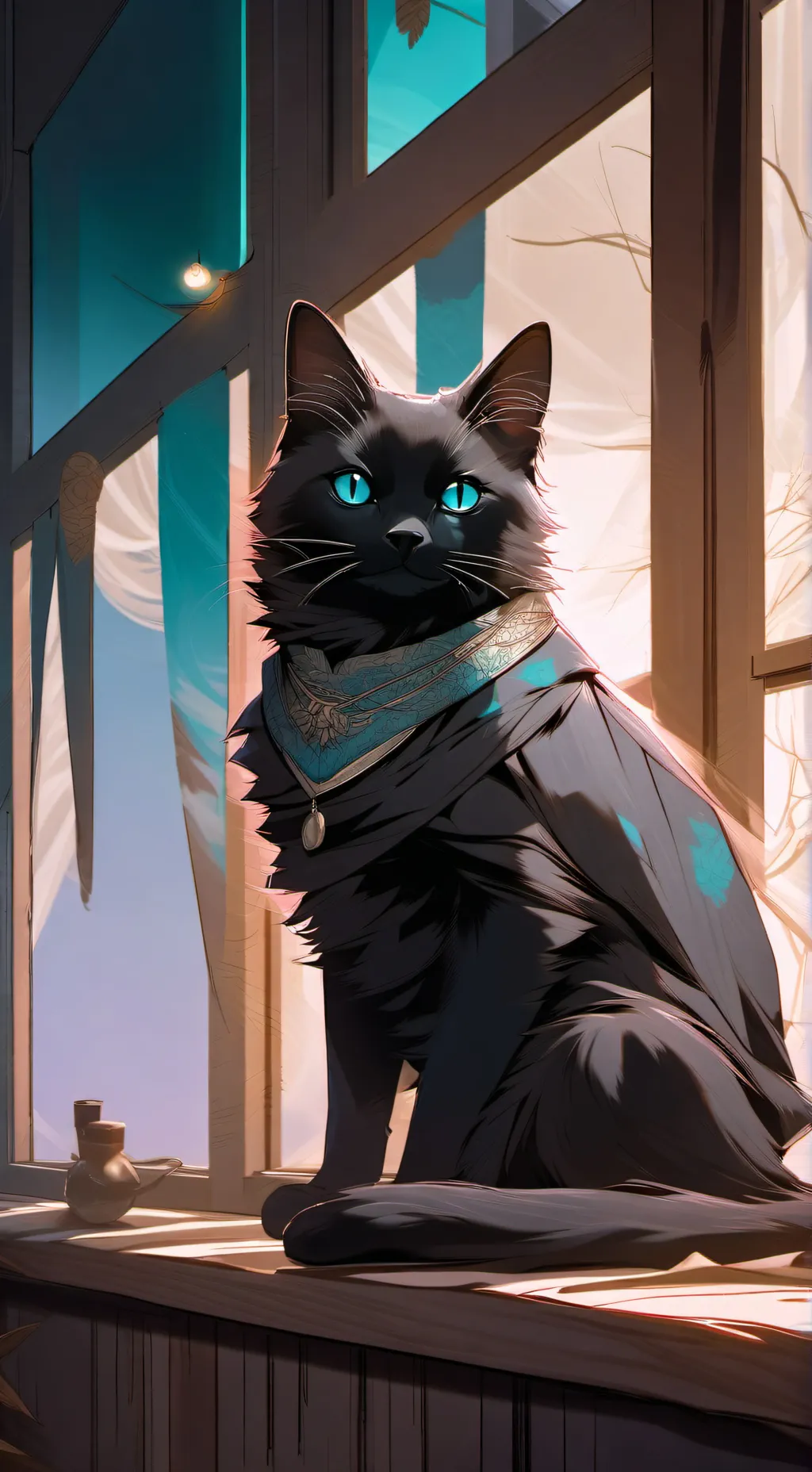 ai character: Demon Mui background