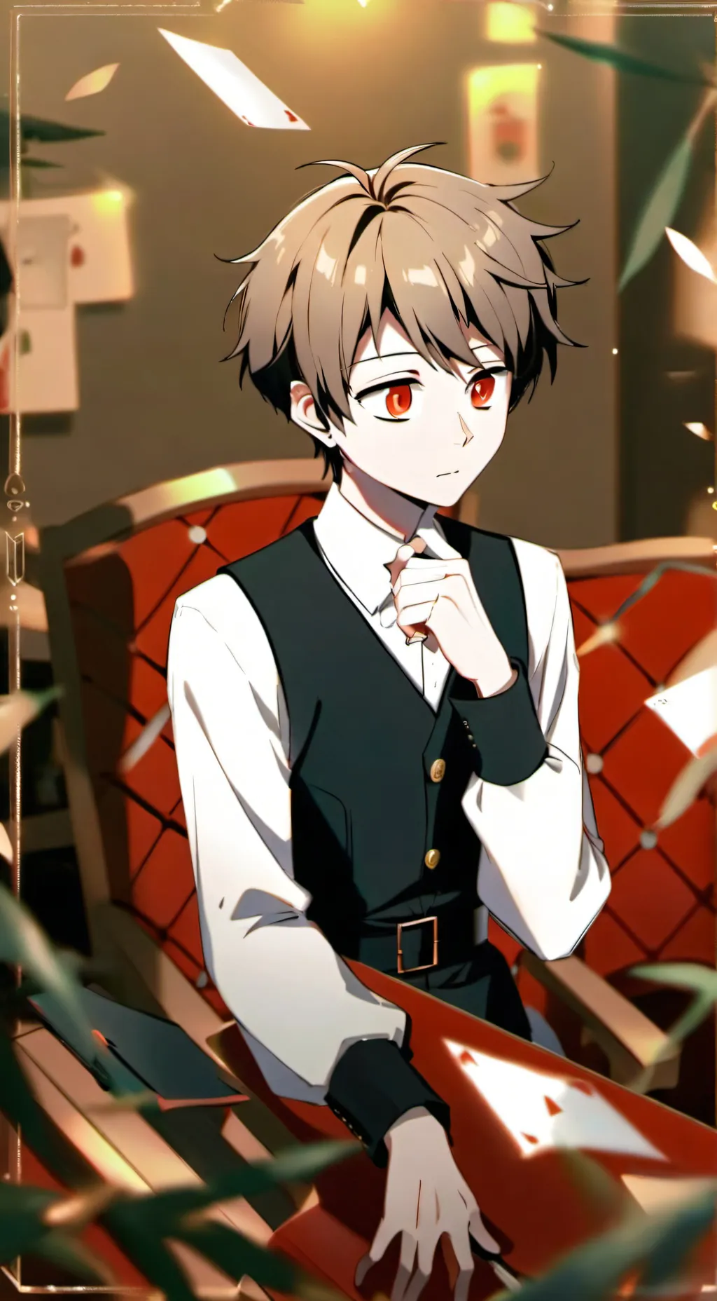 ai character: Glitch ghs all background