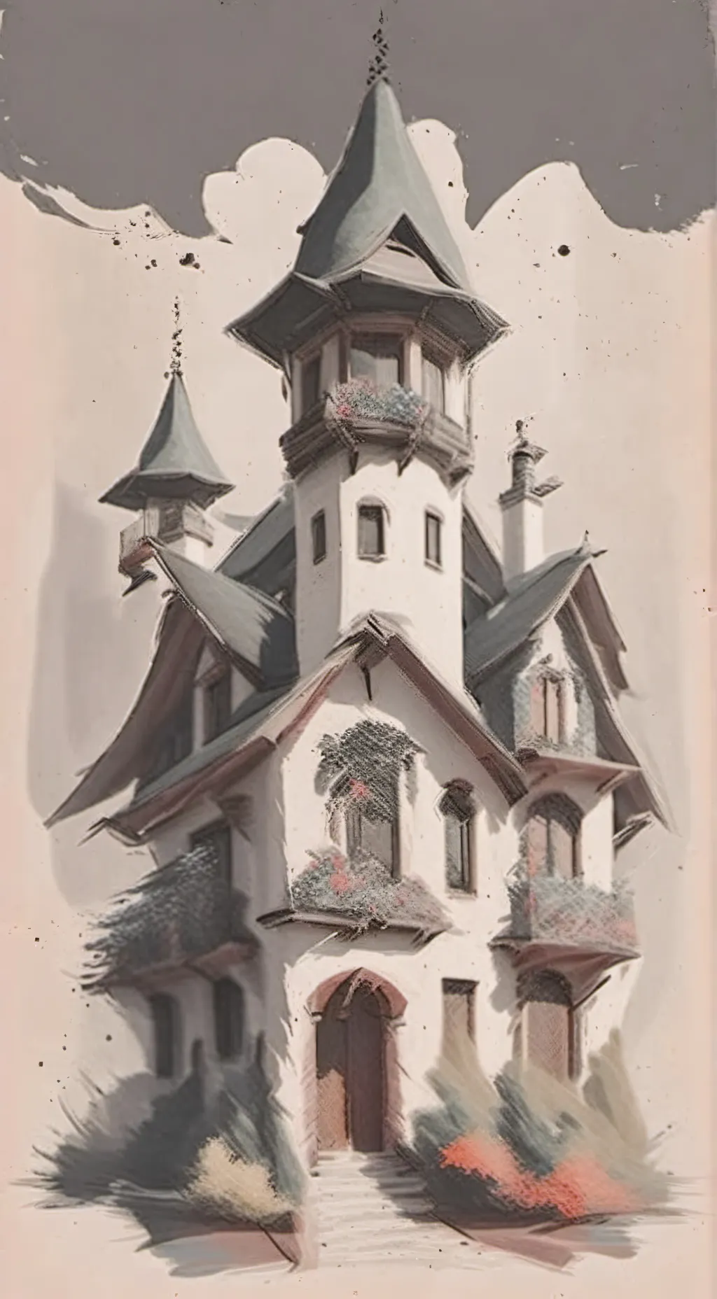 ai character: DANDYS WORLD!!!  background