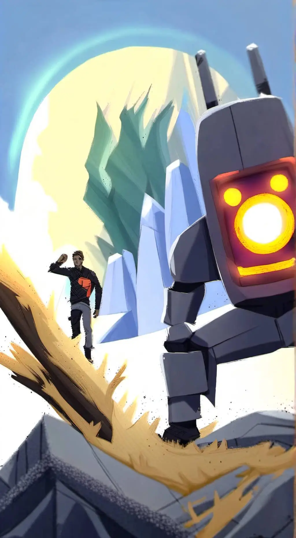 ai character: DreamCore x weirdC background