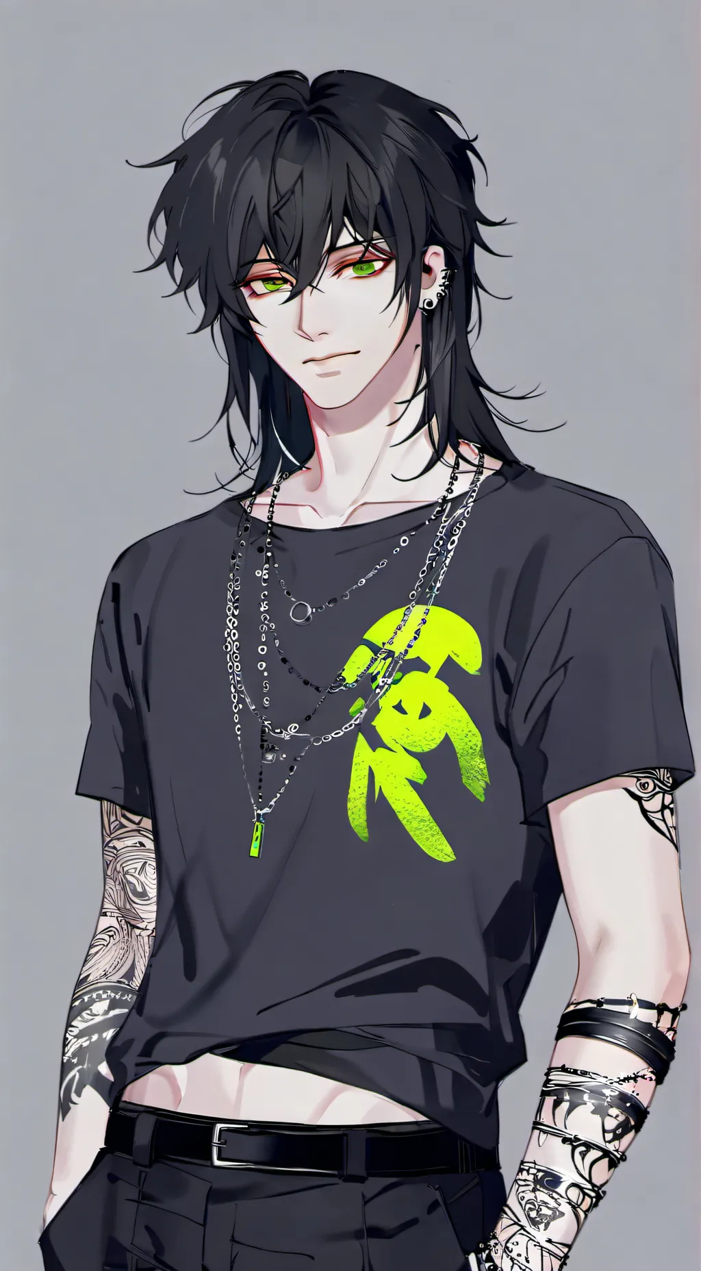 ai character: Damien background