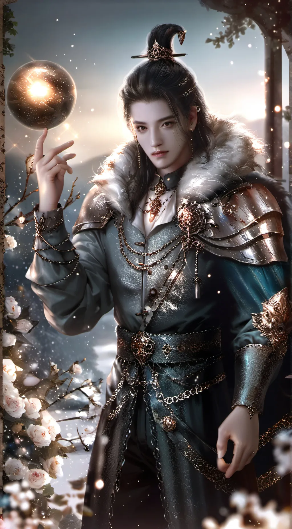 ai character: Hehe.(chanmin) background