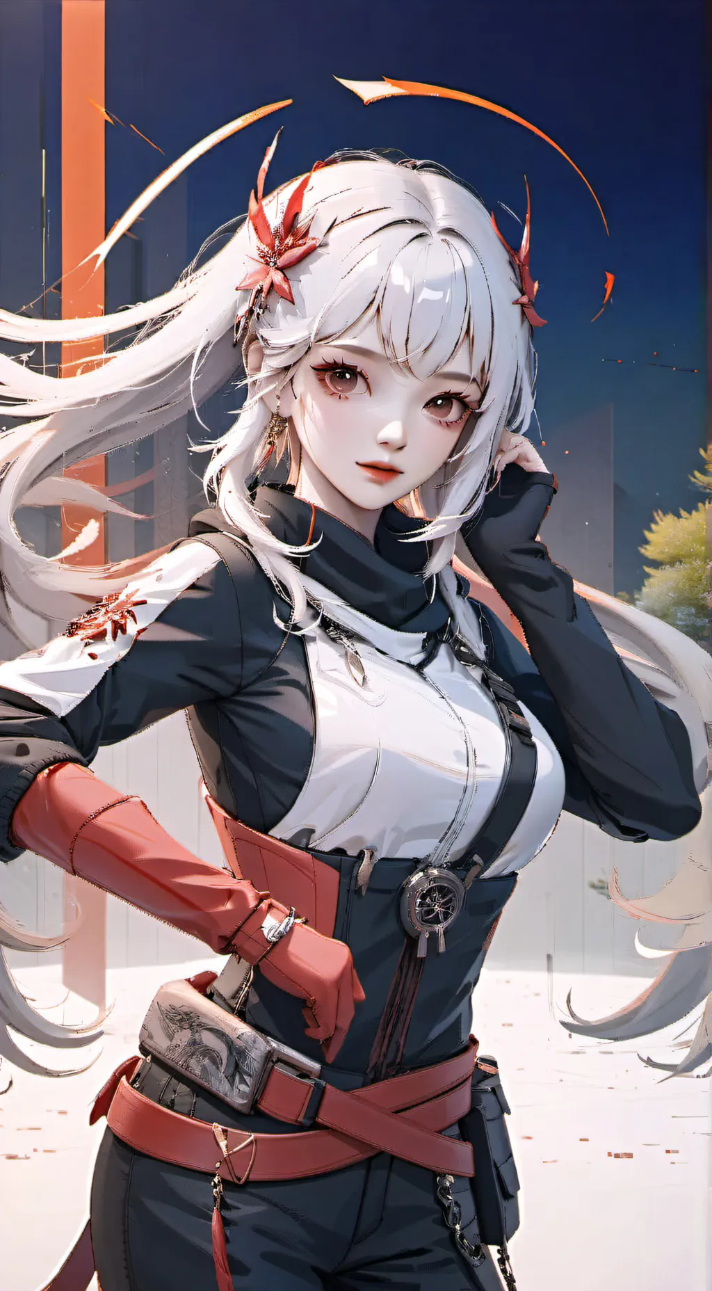 ai character: LEAH☆ background