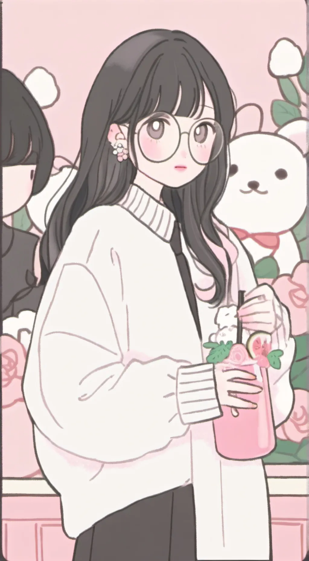 ai character: cristal background