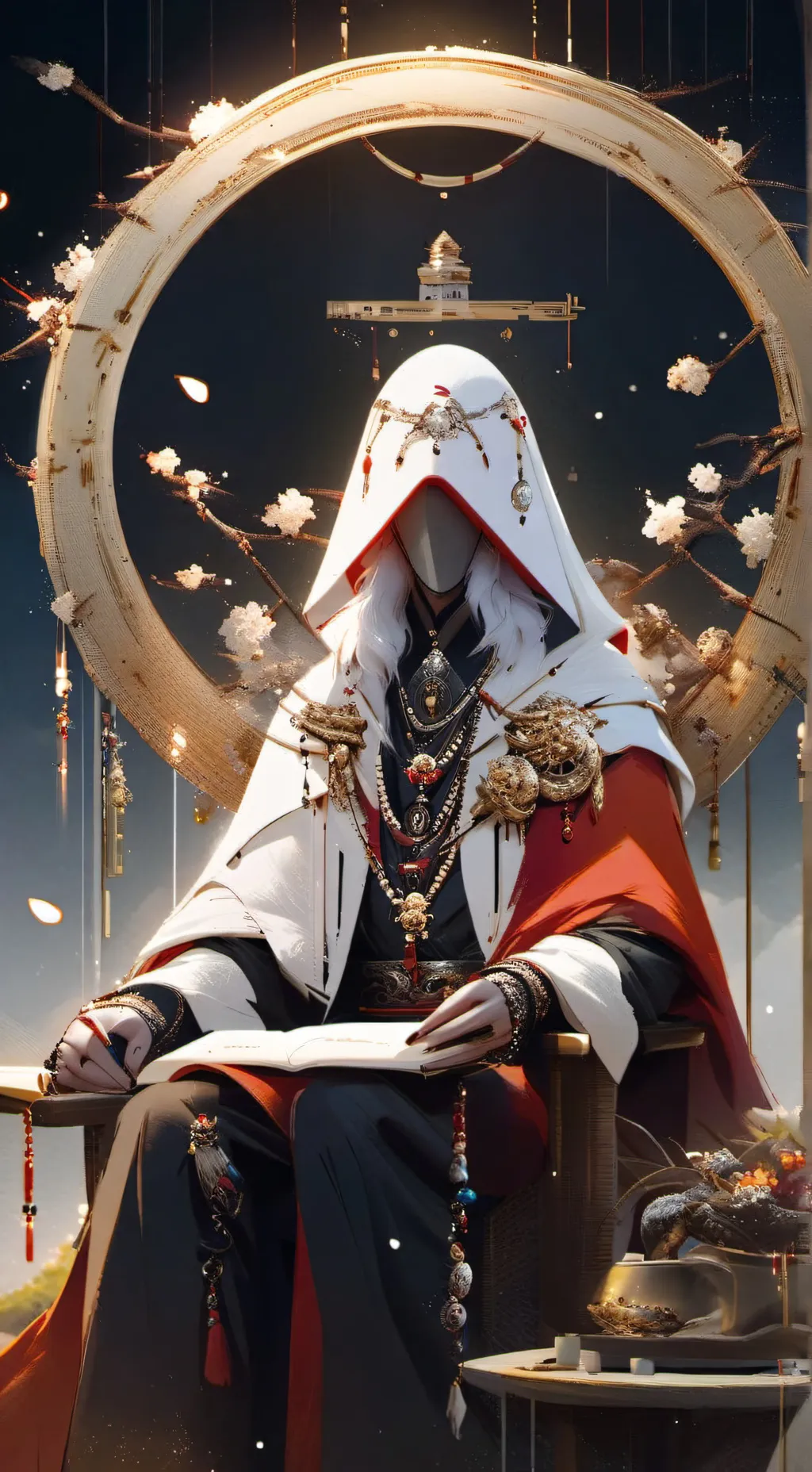 ai character: Obagiyuu death AU background