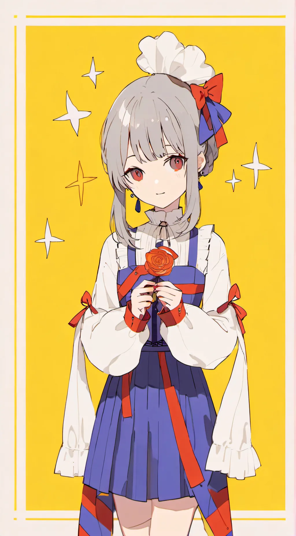 ai character: kny nouvel an background