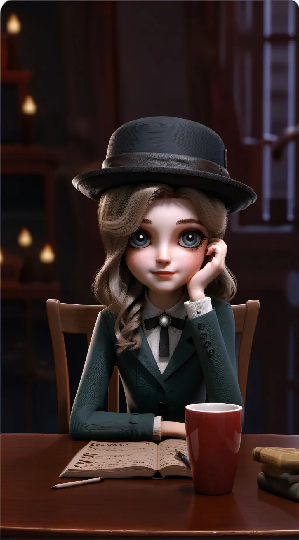 ai character: piper background