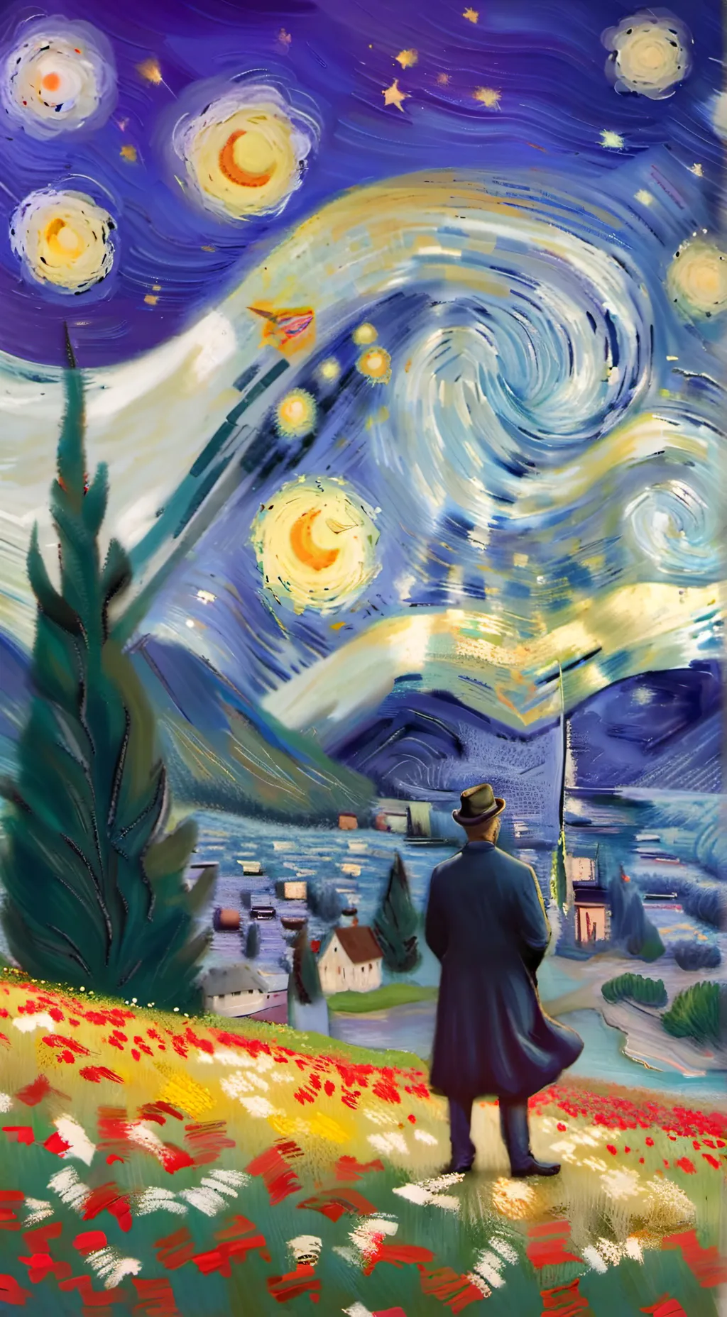 ai character: Salesman x y/n background