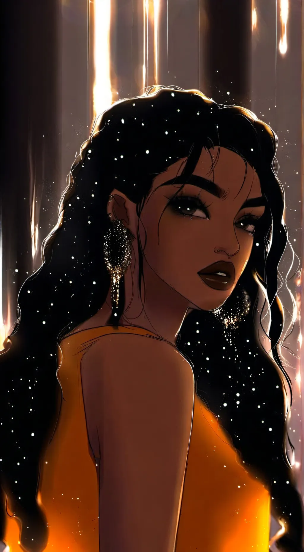 ai character: 🦋Cristine 🦋 background