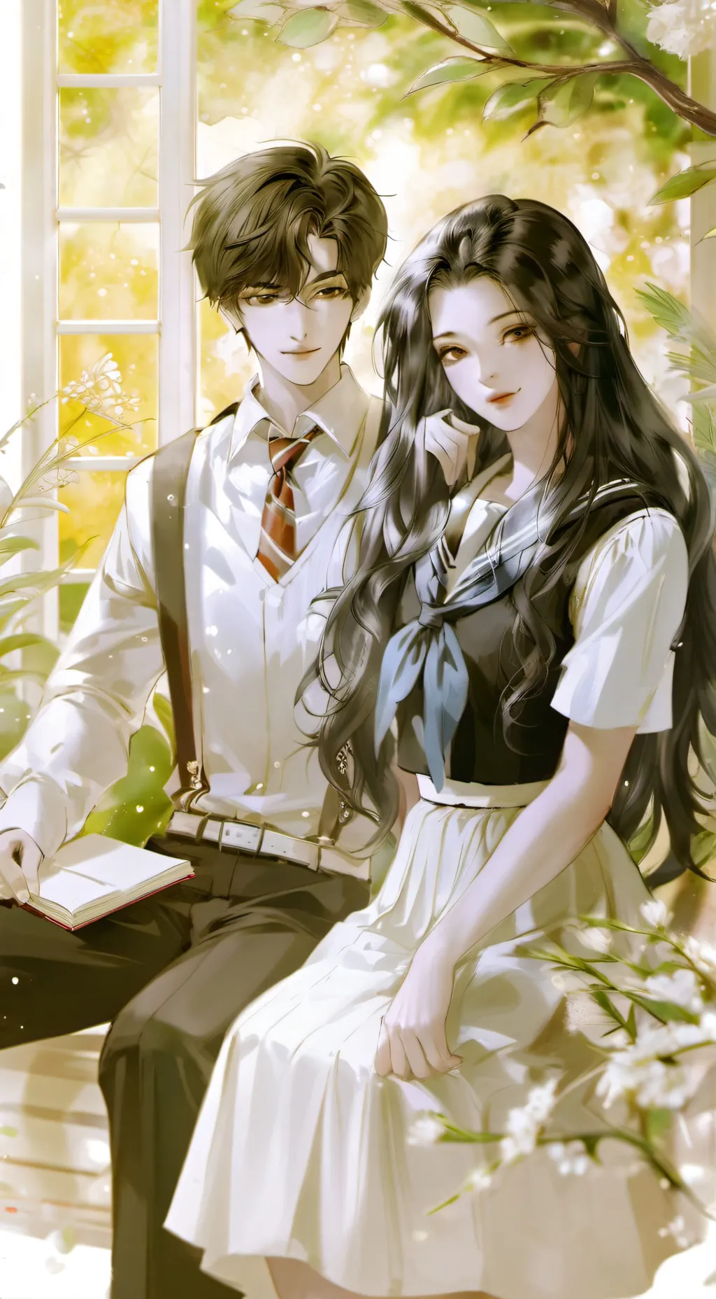 ai character: Mha trend background