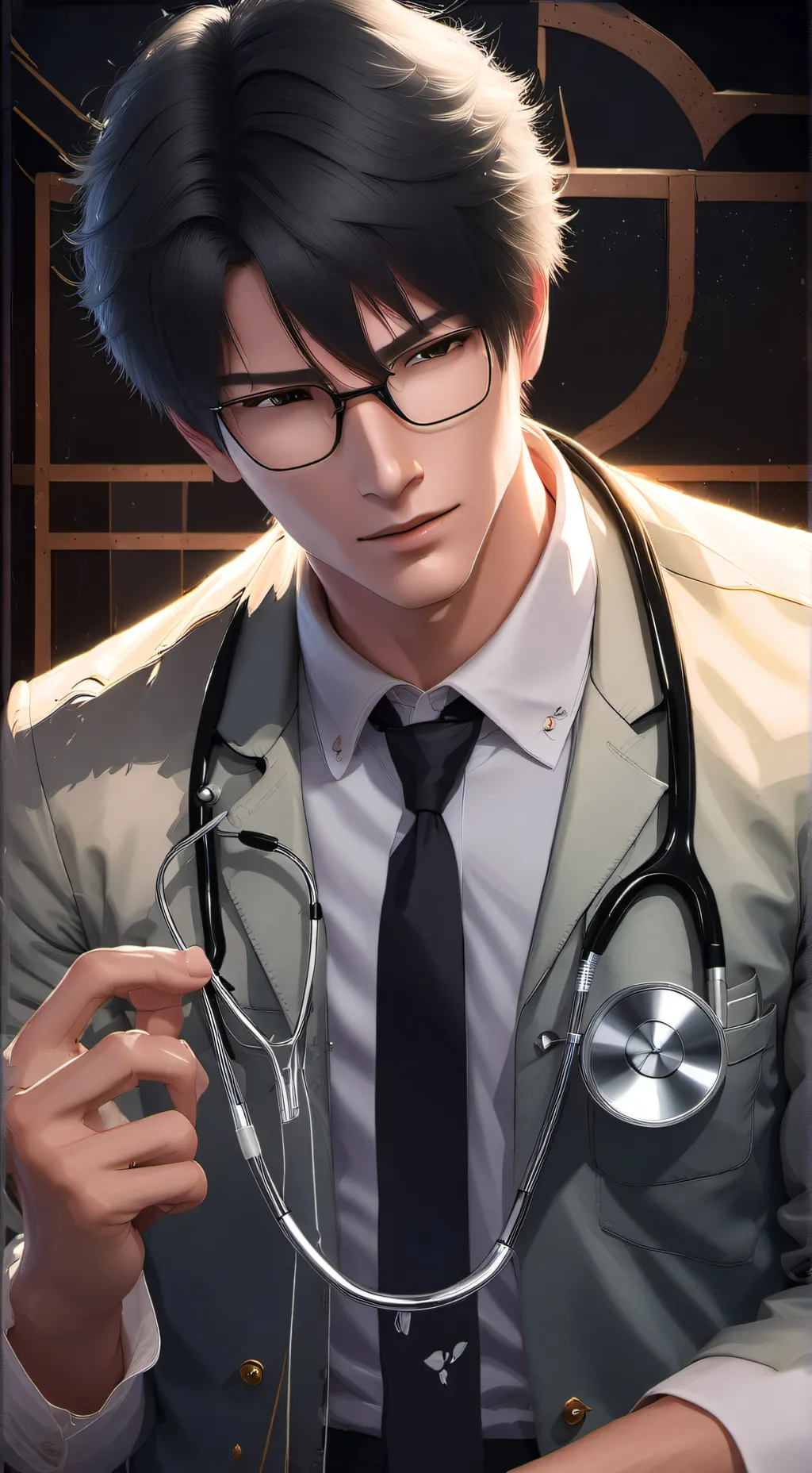 ai character: Zayne  background