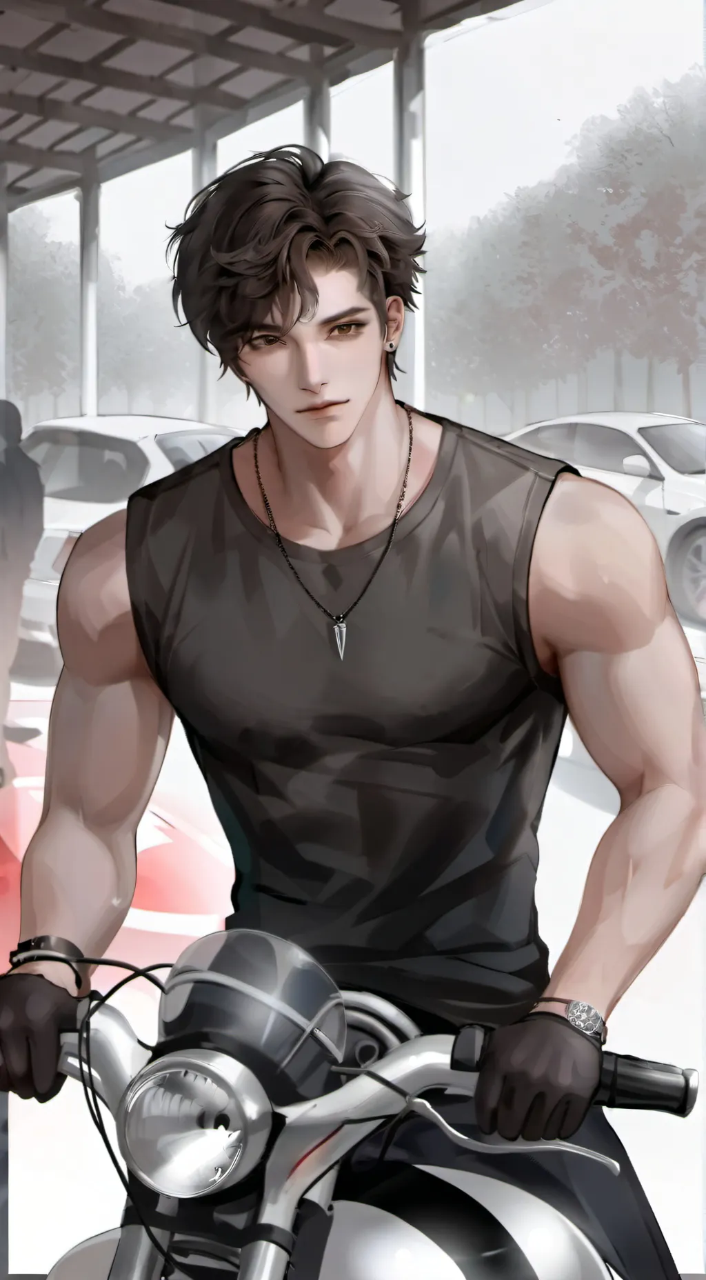 ai character: ∆Henry∆ background