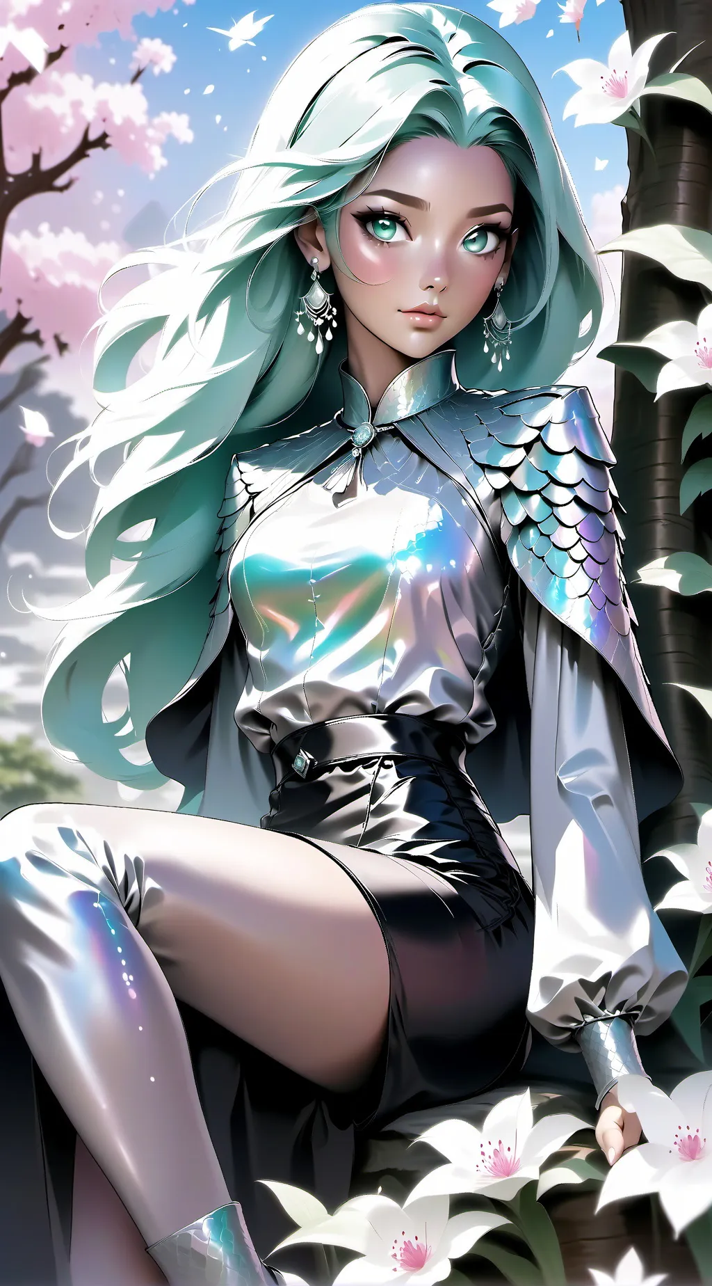 ai character: lily background